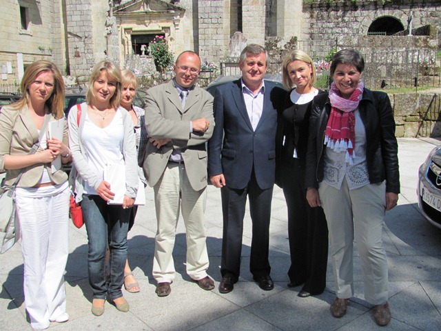 Spotkanie z p. Jose Manuelem Rodriguez i p. Rosą Caseres przedstawicielami Regionu Ourense i INORDE.