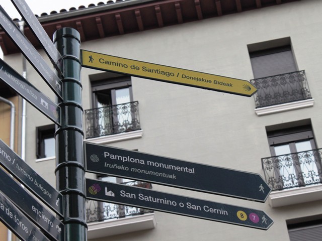 przykład oznakowania w mieście