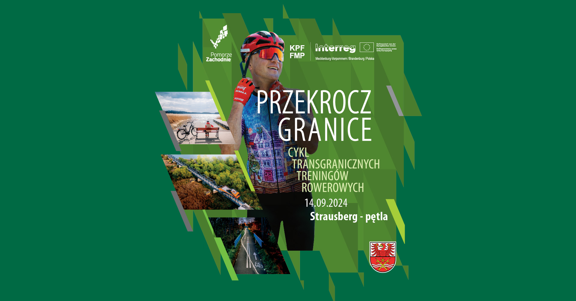 Tym razem trasa będzie pętlą wokół miejscowości Strausberg o długości 32 km. Kontynuujemy projekt Przekrocz granice - cykl transgranicznych treningów rowerowych.