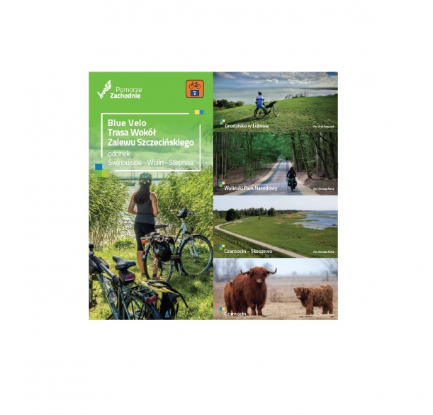 ulotka trasy rowerowej Blue Velo (Trasa Wokół Zalewu Szczecińskiego)