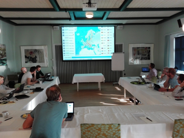 4 spotkanie wszystkich partnerów "Biking South Baltic" w Rodvig w Danii