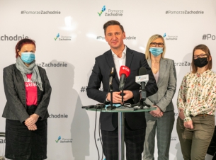 konferencja dot. Systemu Rekomendacji Miejsc Przyjaznych Rowerzystom w województwie zachodniopomorskim. 